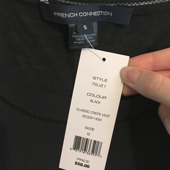 French Connection Scoop Neck Blouse - Picture 2 of 2